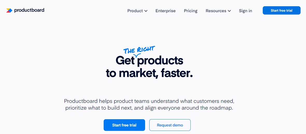 Productboard is one of the product management software tools you should consider if you are looking for one that allows you to fully understand user behavior and problems and devise the best way to solve them.