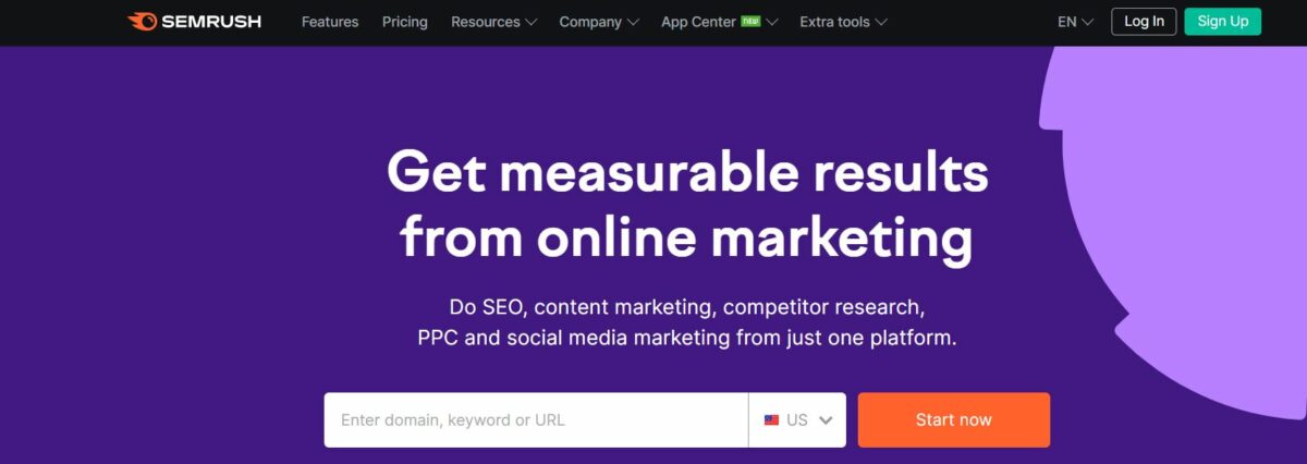 Semrush is a tool to analyze your competitors