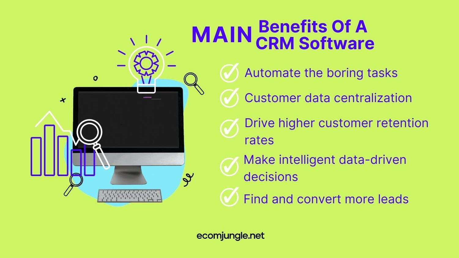 you can use CRM software to make your work with costumers easier and  faster.