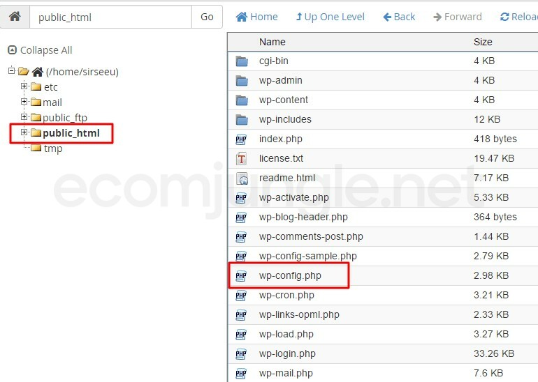 The wp-config.php file stores your site’s MySQL settings, database table prefix, ABSPATH, and secret keys