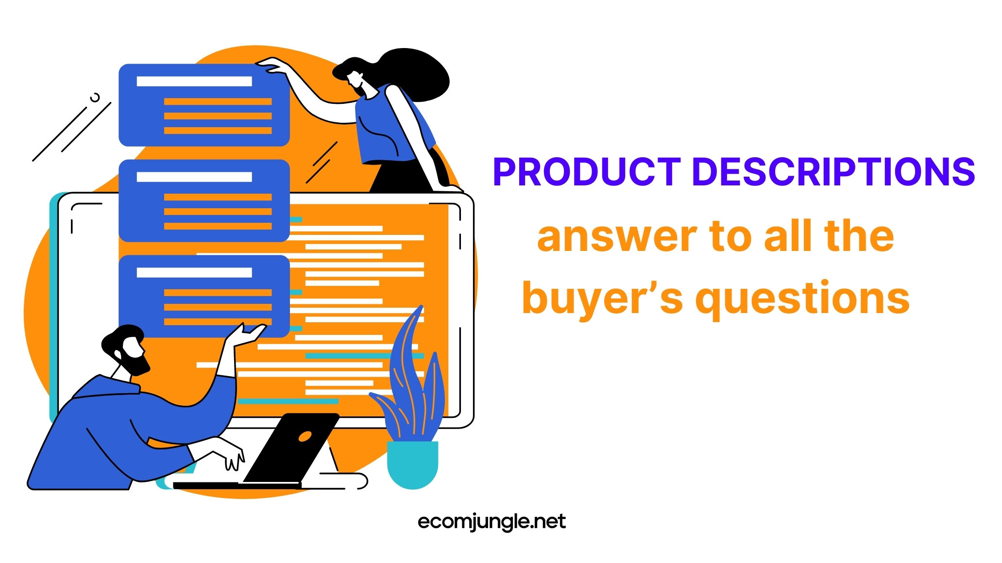 Product descriptions are important because they answer all the buyer's questions, inform them why it is the best option to choose.