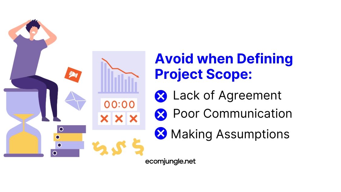 If you want to get success in project than pay attention that defining project scope you also need to communicate with the team and so on.