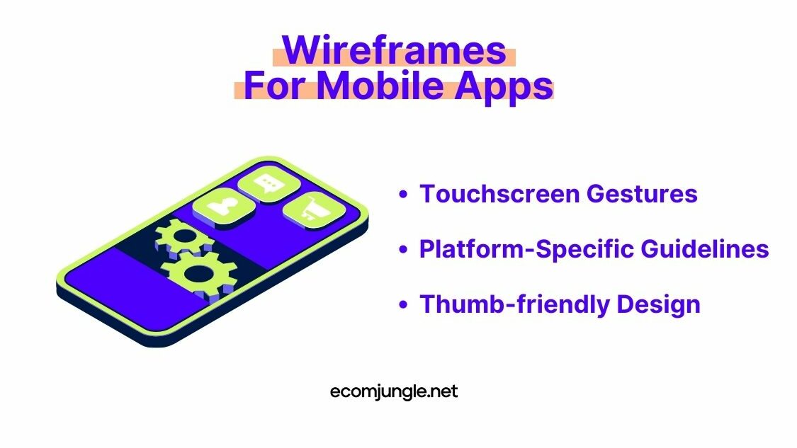 Keep in mind that you need to ensure a seamless user experience and functional design when using wireframing for mobile app.
