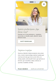 Baltvilla.lv - mājaslapas izveide