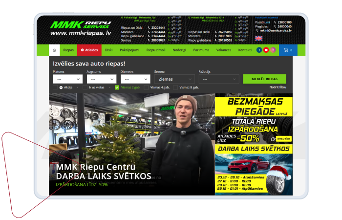 Mājaslapas un interneta veikala uzturēšana - eComStrive