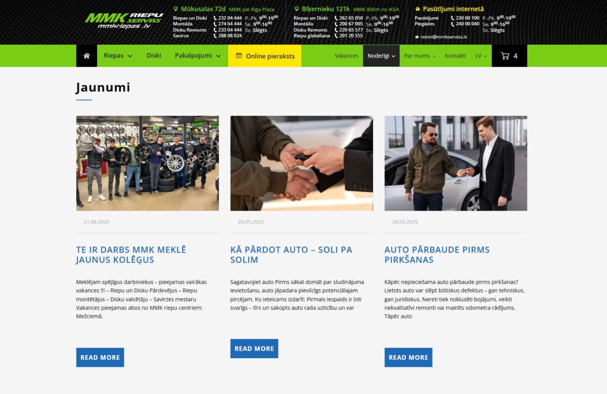 MMKriepas.lv - Jaunumu saraksts