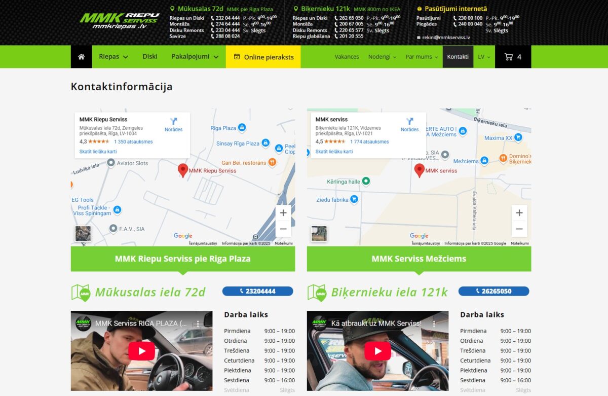 MMKriepas.lv - Kontaktinformācija