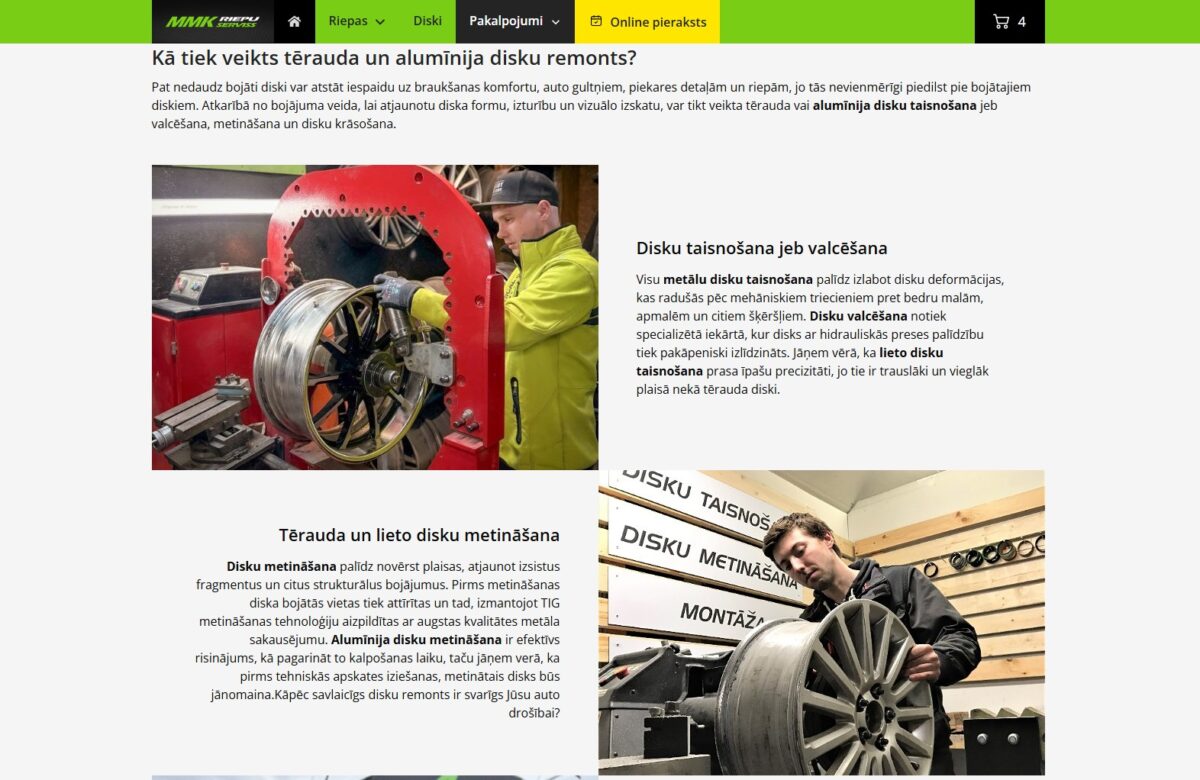 MMKriepas.lv - Pakalpojuma apraksts