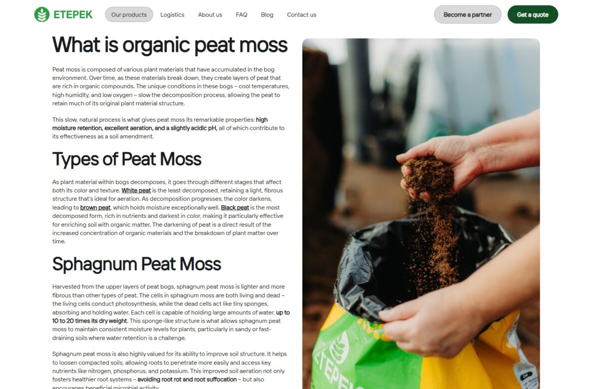 Etepek.com - produktu kategorijas apraksts