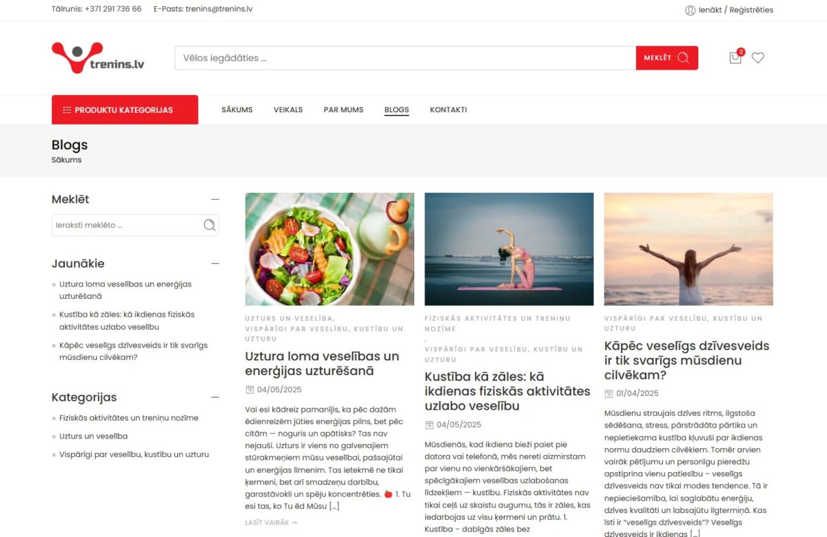 Trenins.lv - Izglītojoši bloga raksti