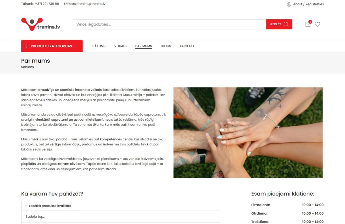 Trenins.lv - Informācija par uzņēmumu