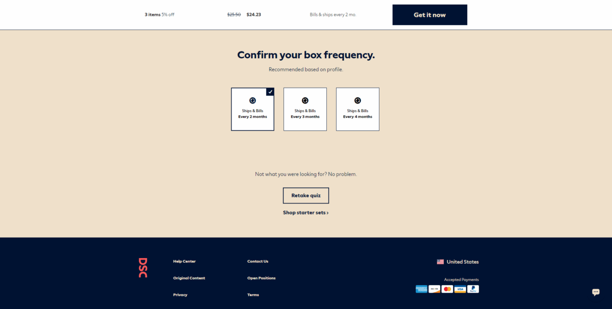 How does product subscription work