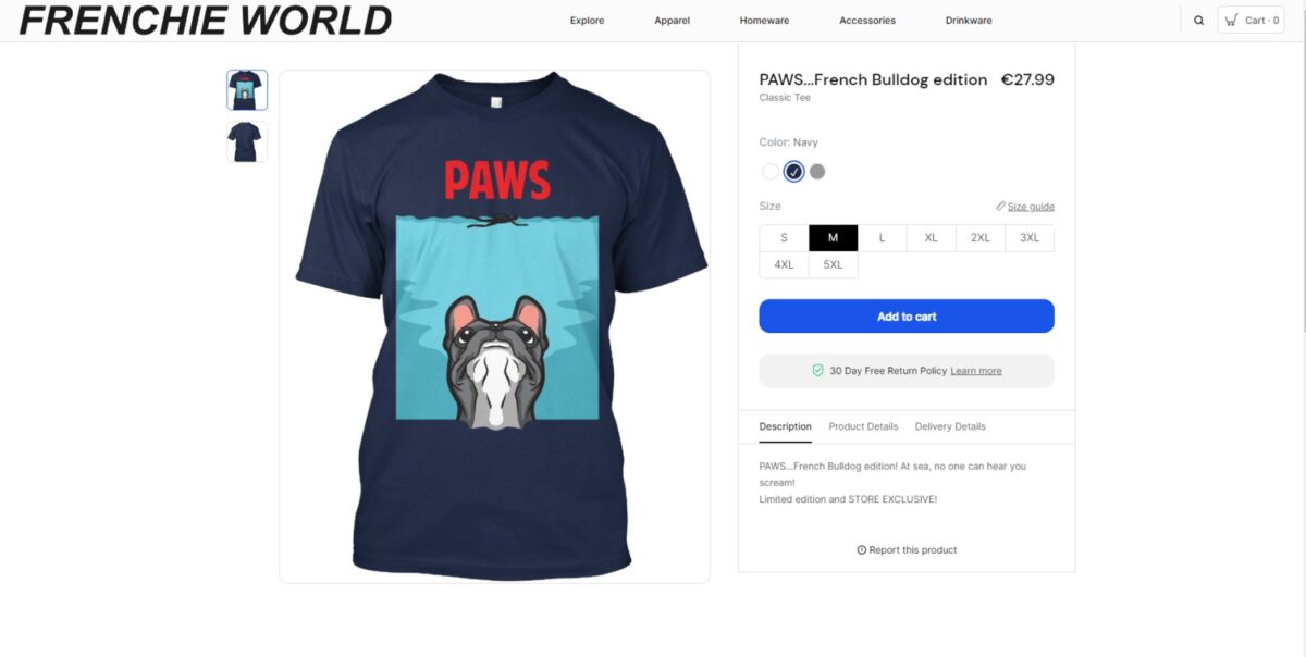 Variable products allow variations based on a product attributes like color, size, etc.