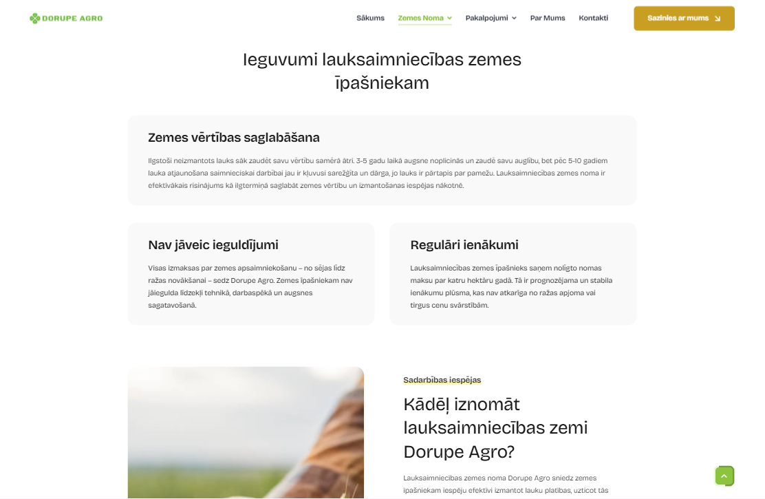 Pakalpojuma apraksts - Dorupeagro.lv