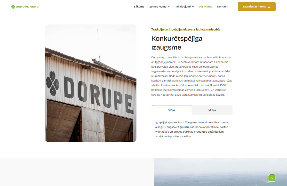 Informācija par mums - Dorupeagro.lv