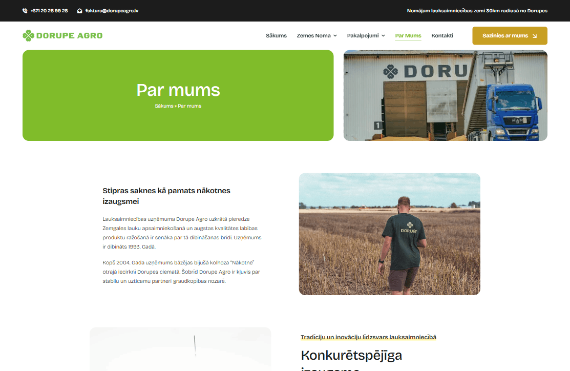 Par mums - Dorupeagro.lv
