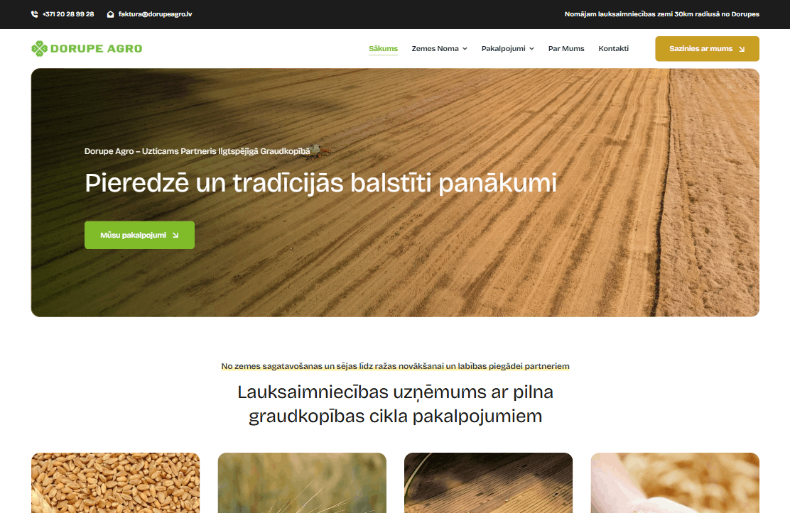 Sākums - Dorupeagro.lv