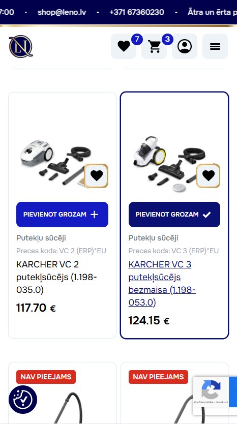 Leno.lv - Aktīva produkta kartīte - mobile