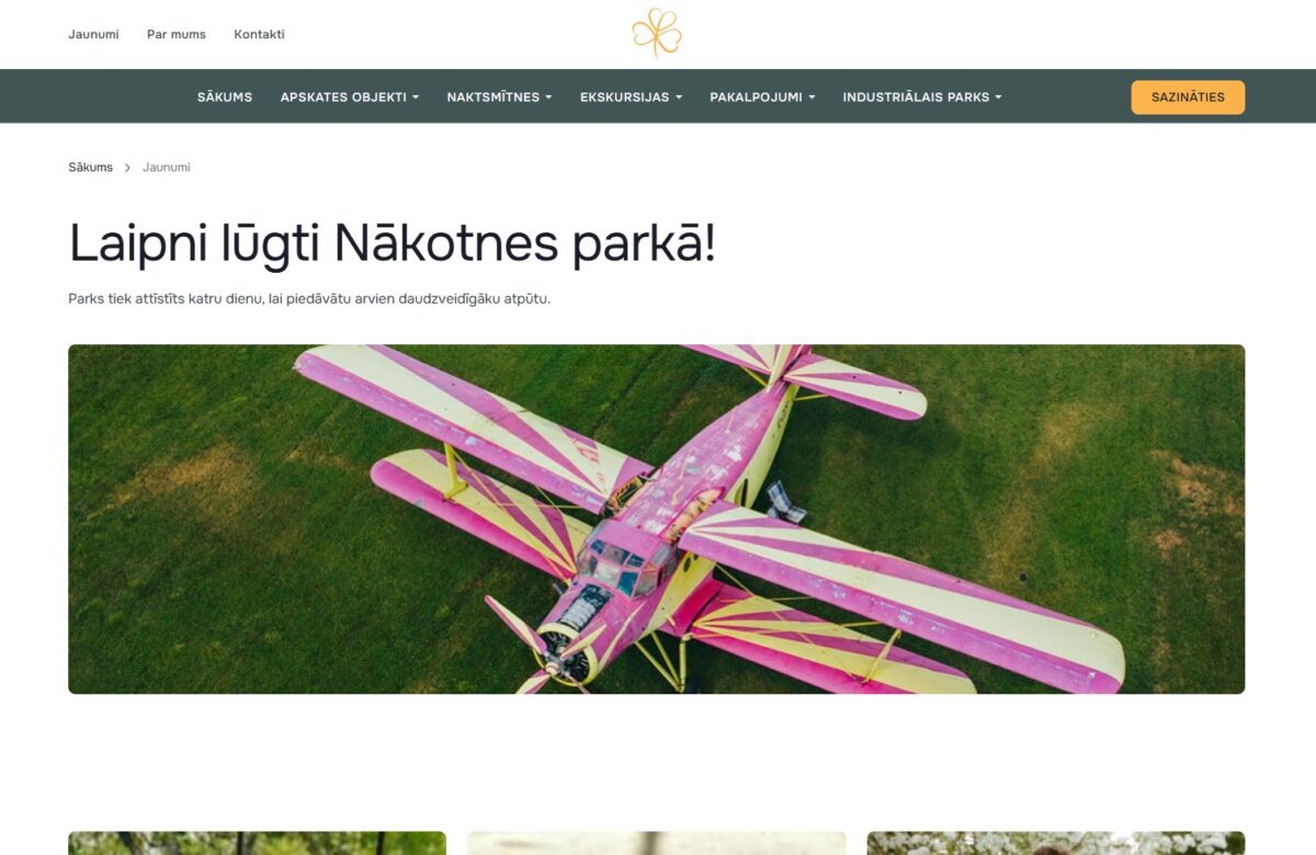 Nakotnesparks.lv - Jaunumu saraksts