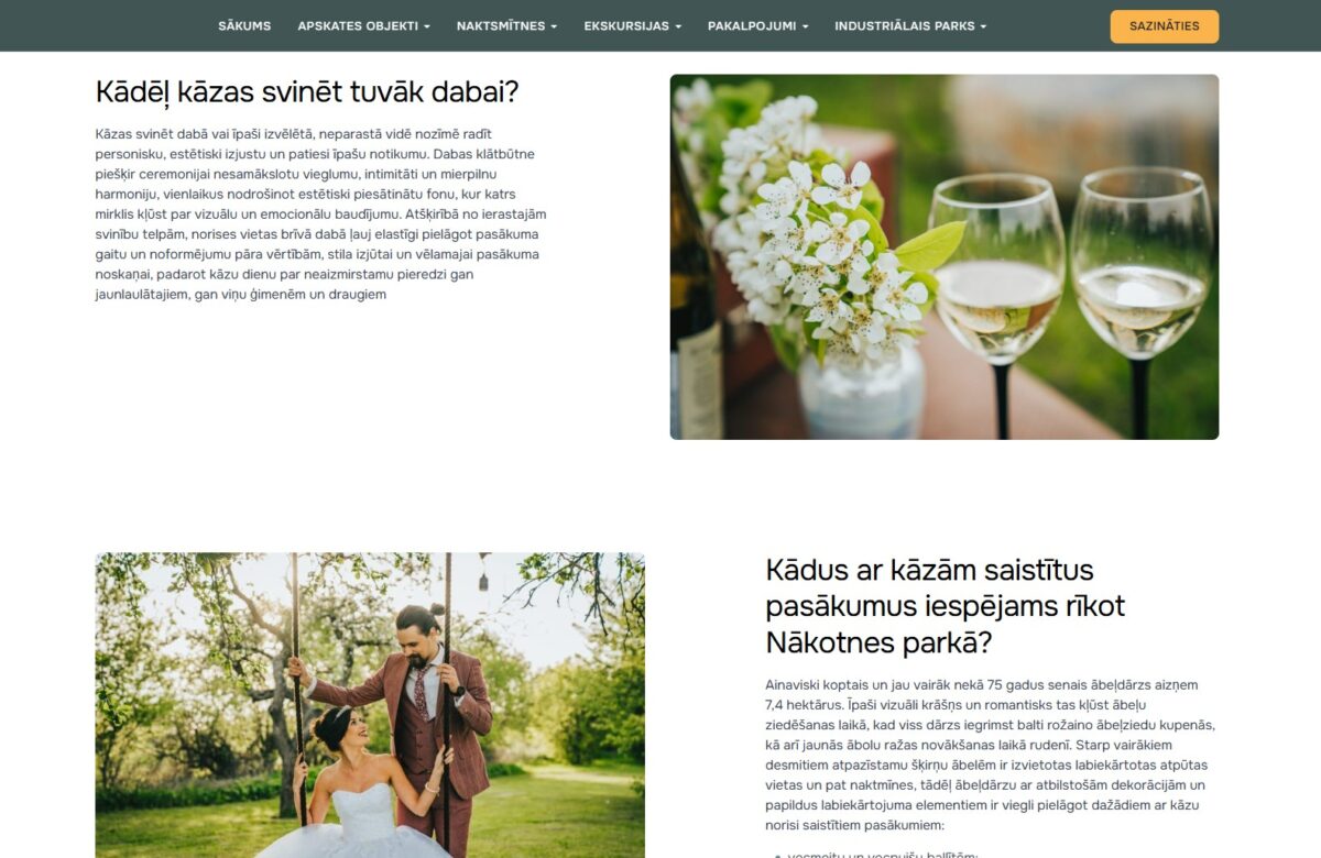 Nakotnesparks.lv - Pakalpojuma apraksts