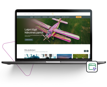 WordPress mājaslapa piedzīvojumu un atpūtas parkam - Nakotnesparks.lv