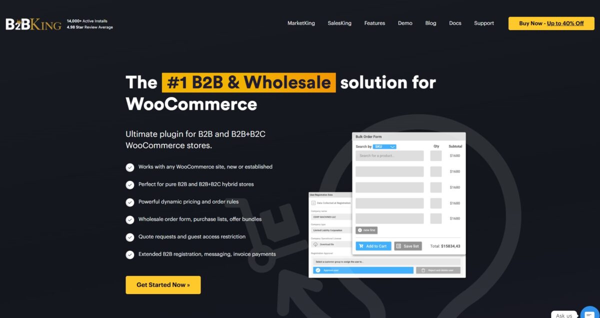 B2BKing - B2B & wholesale solution for WooCommerce