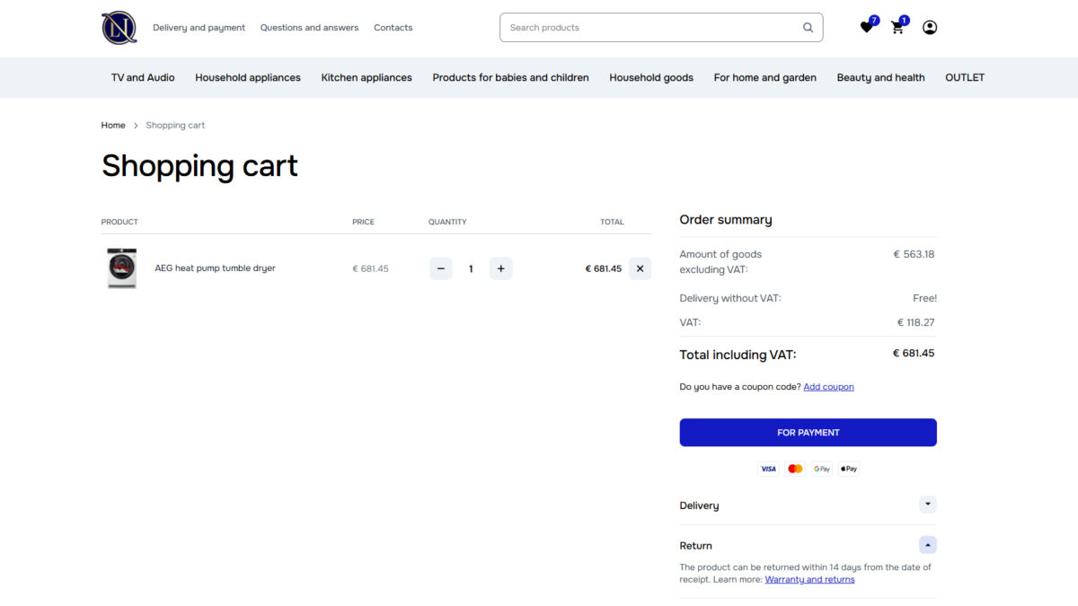 Make pricing and delivery information clear to reduce checkout abandonment