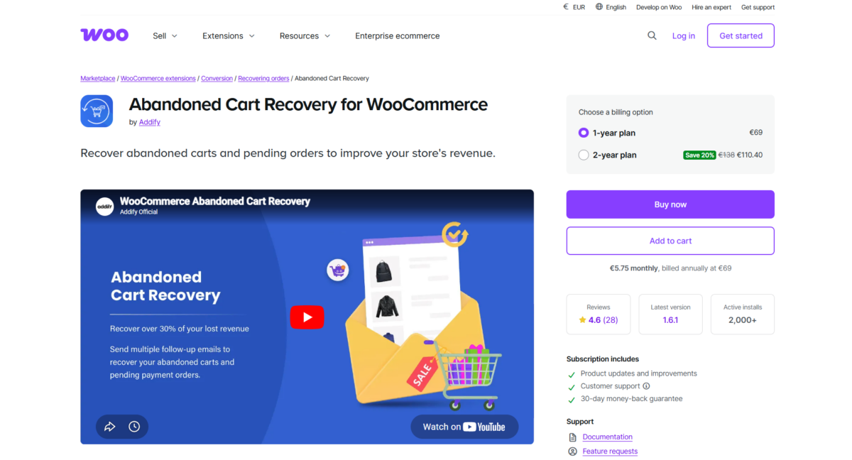 Abandoned Cart Recovery for WooCommerce