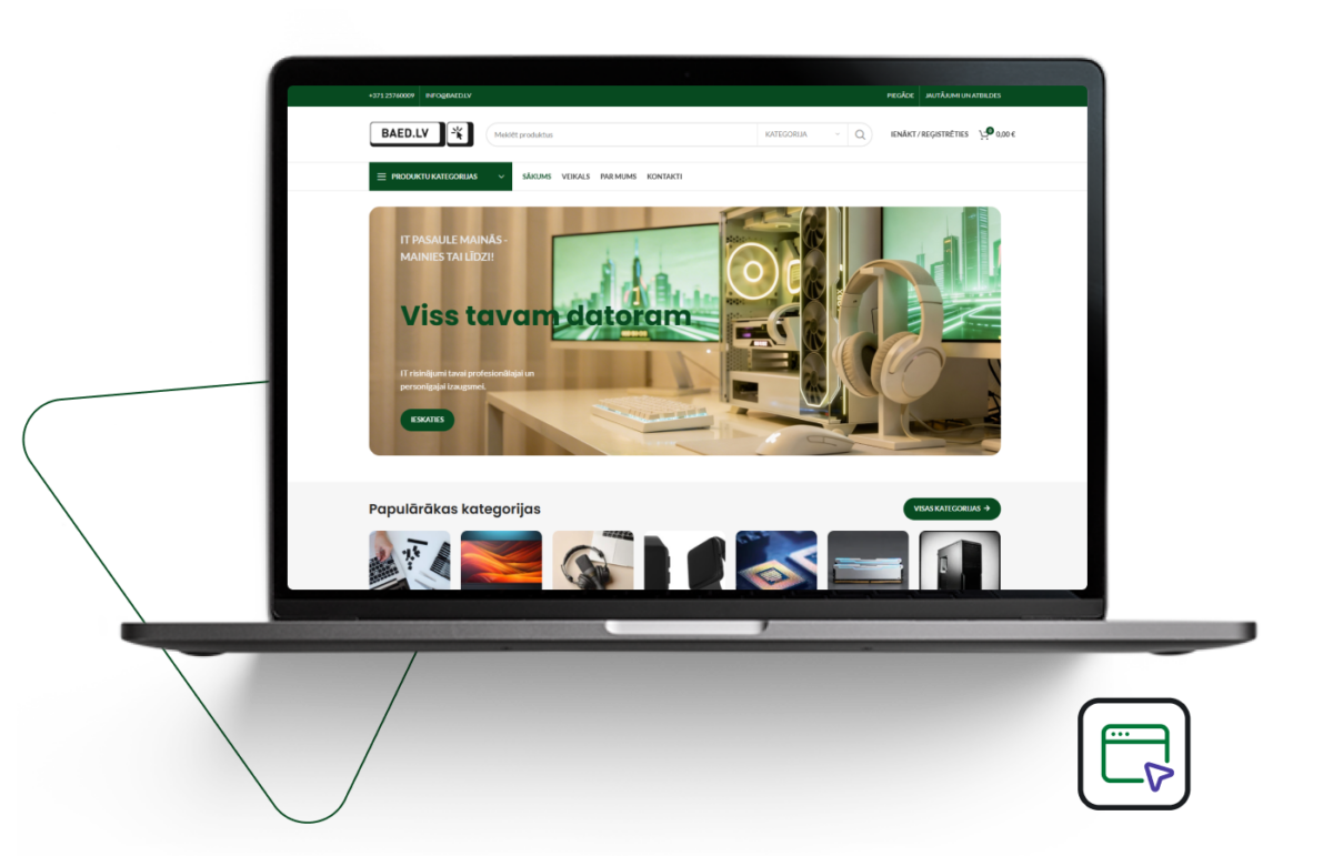 Baed.lv portfolio lielā bilde - PC