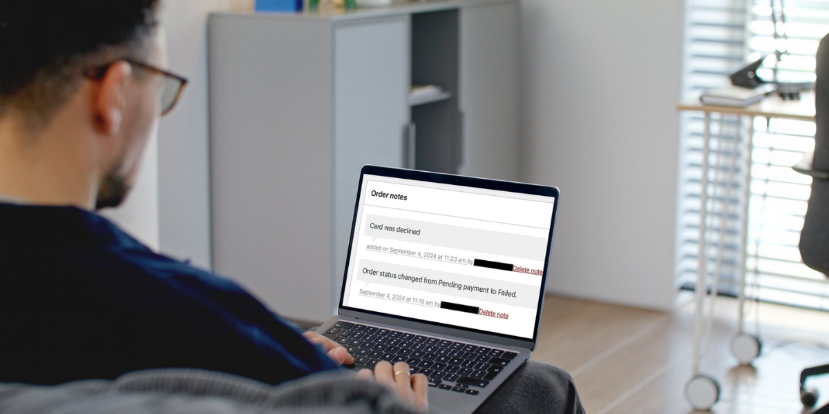 woocommerce order stuck