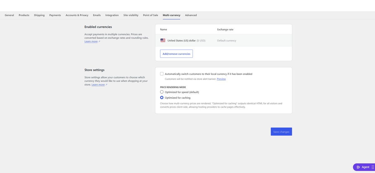 multi-currency payments