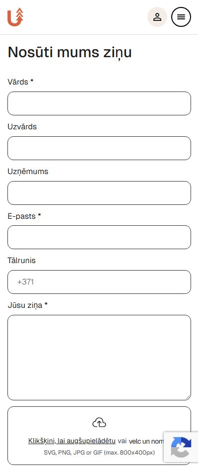Uzvija.lv kontaktforma